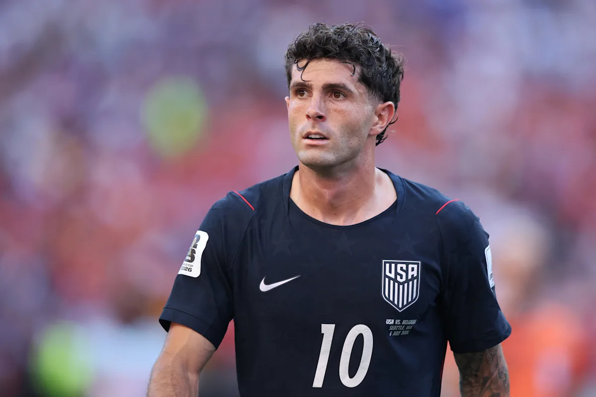 Christian Pulisic duduk di bangku cadangan setelah cedera saat melawan Belgia