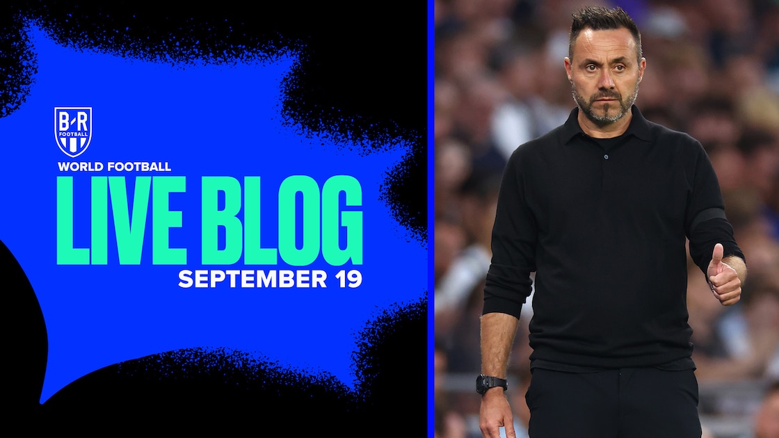 Aksi pertandingan sepak bola di liga top Eropa